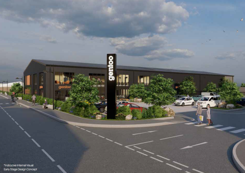 Gentoo announce plans for new depot at Eastgate Point, Hendon 